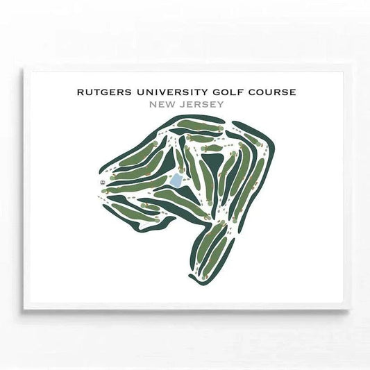 Rutgers University Golf Course, New Jersey - Printed Golf Courses