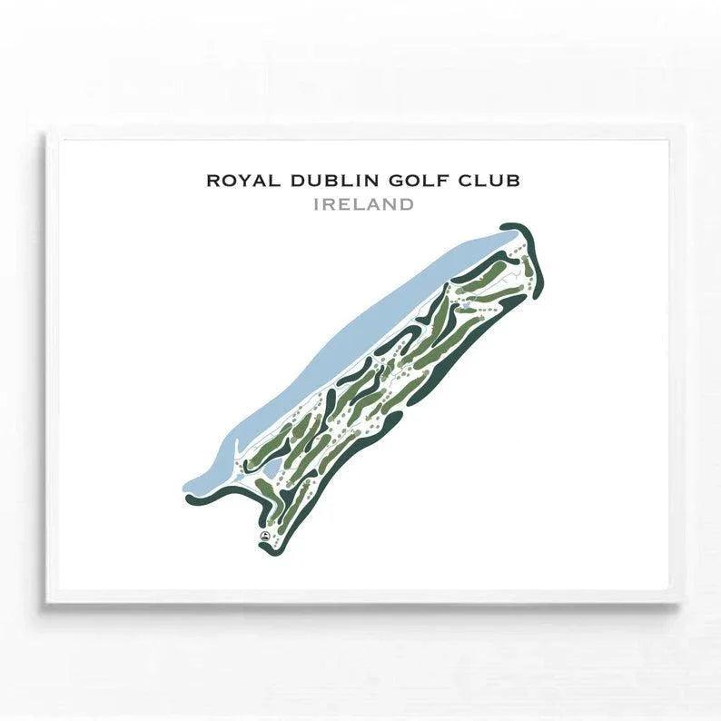 Royal Dublin Golf Club, Ireland - Printed Golf Courses