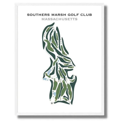 Southers Marsh Golf Club, Massachusetts - Printed Golf Courses