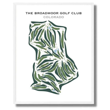 The Broadmoor Golf Club, Colorado - Printed Golf Courses