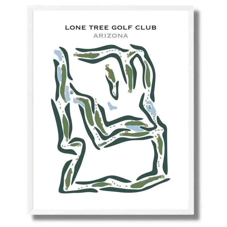 Lone Tree Golf Club, Arizona - Printed Golf Courses
