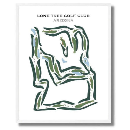 Lone Tree Golf Club, Arizona - Printed Golf Courses