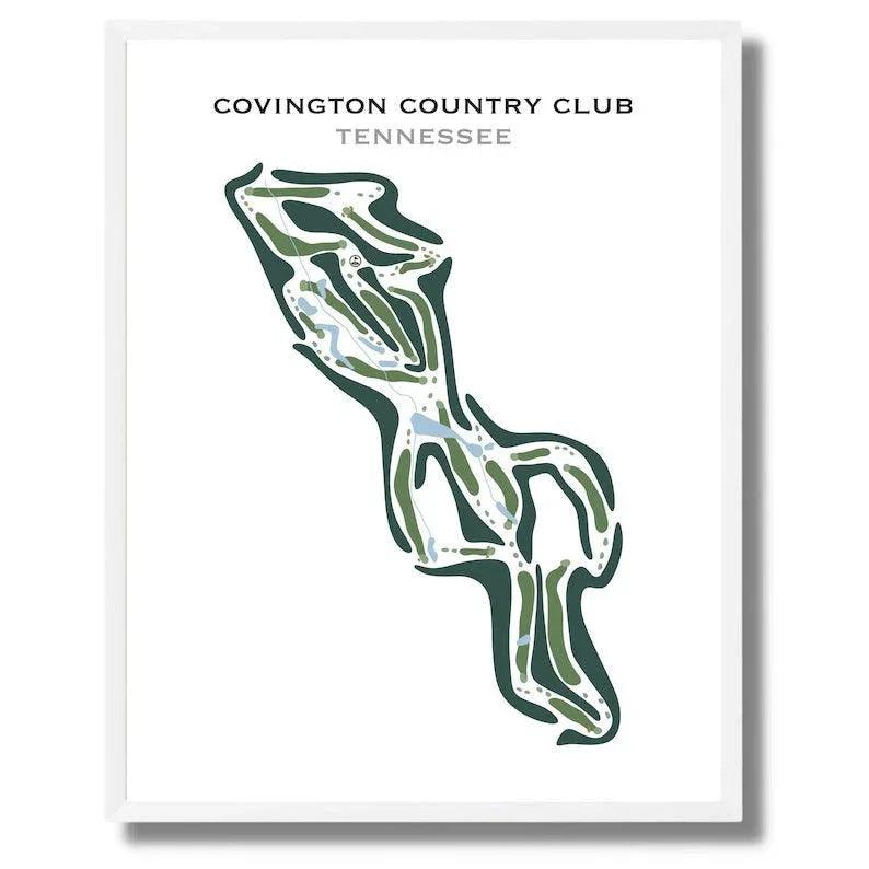 Covington Country Club, Tennessee - Printed Golf Courses