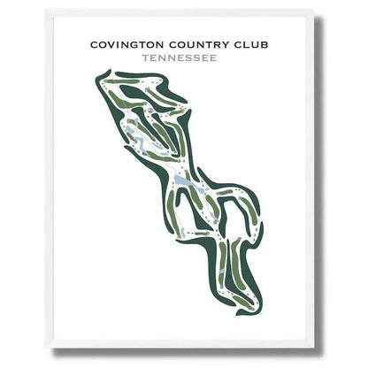 Covington Country Club, Tennessee - Printed Golf Courses