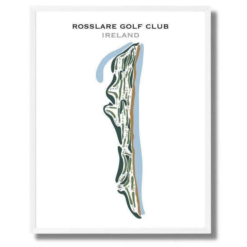 Rosslare Golf Club, Ireland - Printed Golf Courses