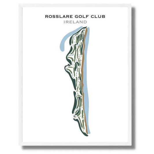 Rosslare Golf Club, Ireland - Printed Golf Courses