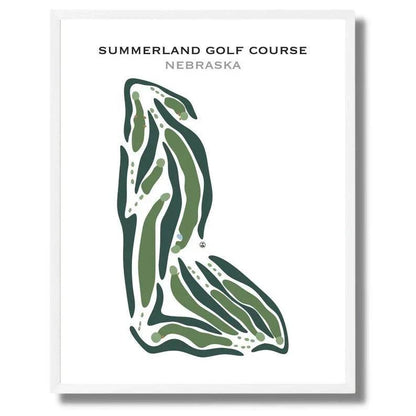 Summerland Golf Course, Nebraska - Printed Golf Courses