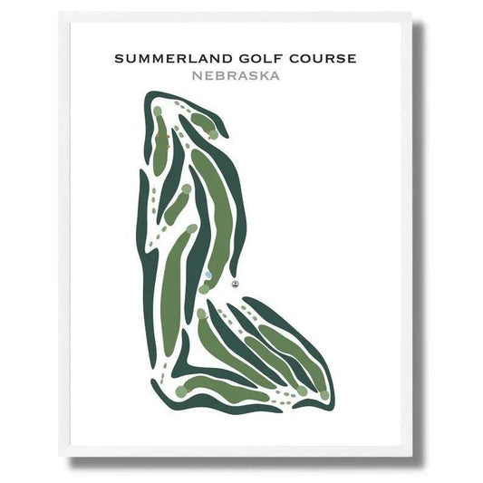 Summerland Golf Course, Nebraska - Printed Golf Courses