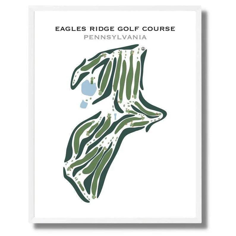 Eagles Ridge Golf Course, Pennsylvania - Printed Golf Courses