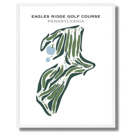 Eagles Ridge Golf Course, Pennsylvania - Printed Golf Courses