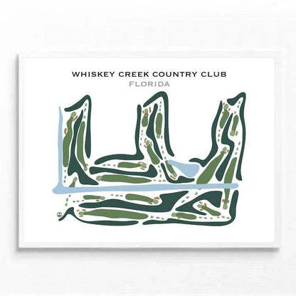Whiskey Creek Country Club, Florida - Printed Golf Courses