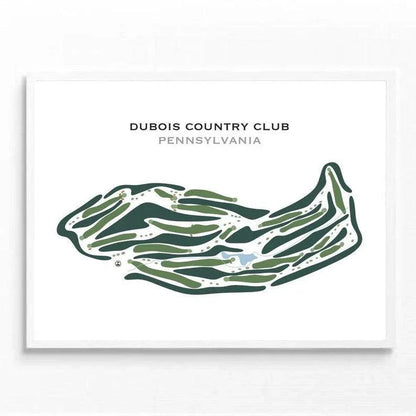 DuBois Country Club, Pennsylvania - Printed Golf Courses