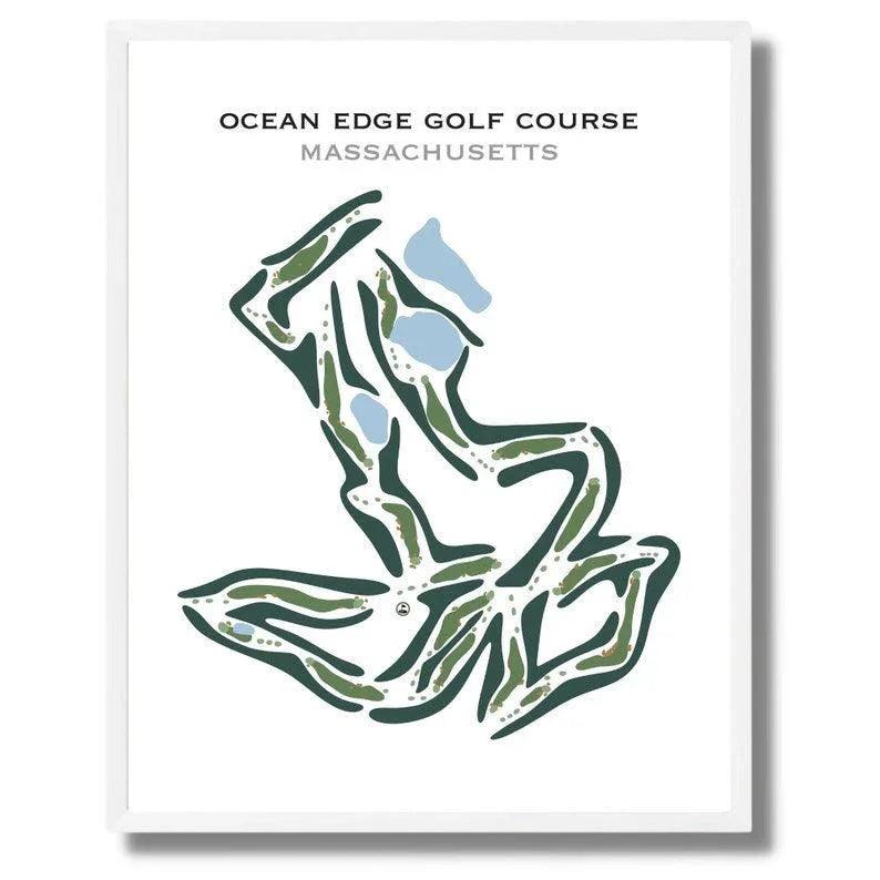 Ocean Edge Golf Course, Massachusetts - Printed Golf Courses
