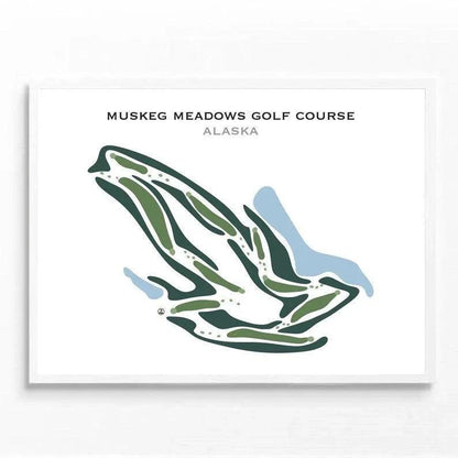 Muskeg Meadows Golf Course, Alaska - Printed Golf Courses