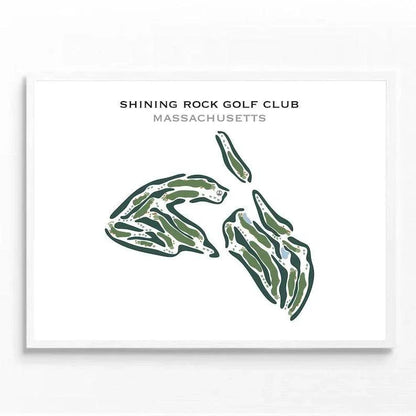 Shining Rock Golf Club, Massachusetts - Printed Golf Courses