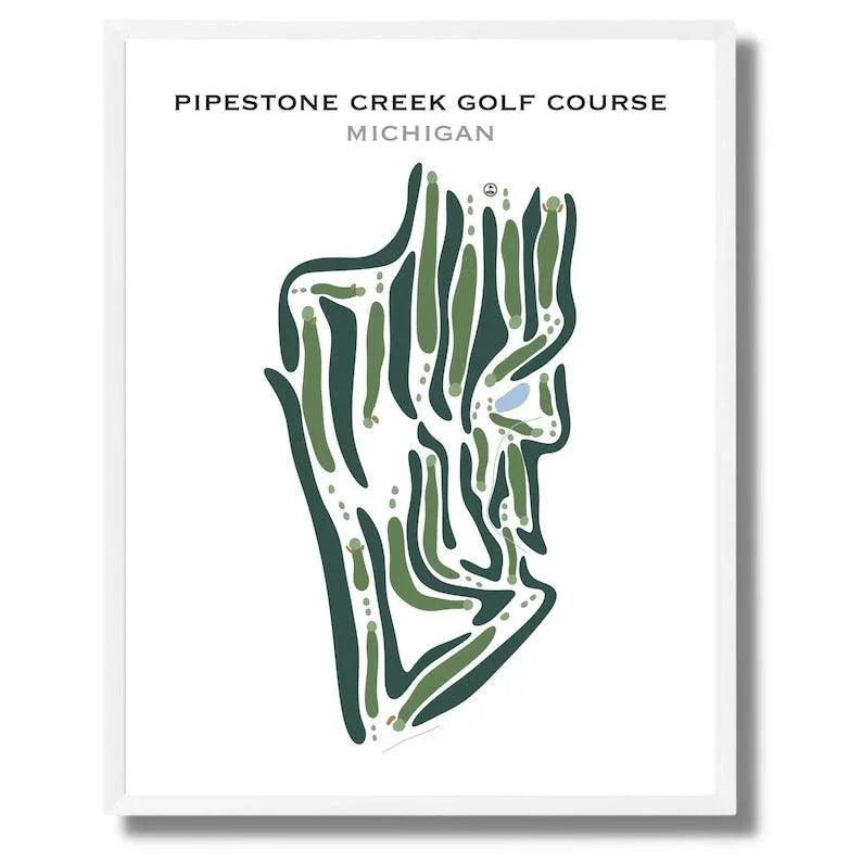 Pipestone Creek Golf Course, Michigan - Printed Golf Courses
