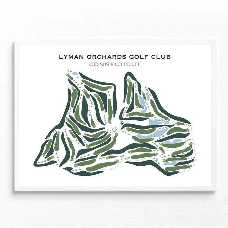 Lyman Orchards Golf Club, Connecticut - Printed Golf Courses