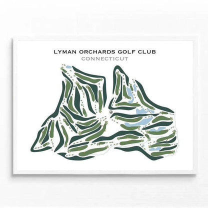 Lyman Orchards Golf Club, Connecticut - Printed Golf Courses