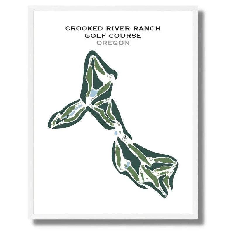 Crooked River Ranch Golf Course, Oregon - Printed Golf Courses