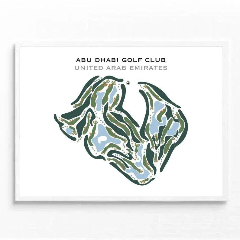 Abu Dhabi Golf Club, United Arab Emirates - Printed Golf Courses
