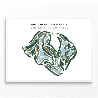 Abu Dhabi Golf Club, United Arab Emirates - Printed Golf Courses
