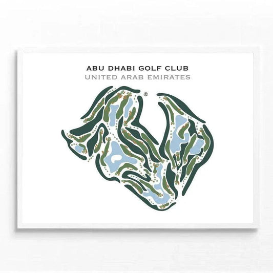 Abu Dhabi Golf Club, United Arab Emirates - Printed Golf Courses