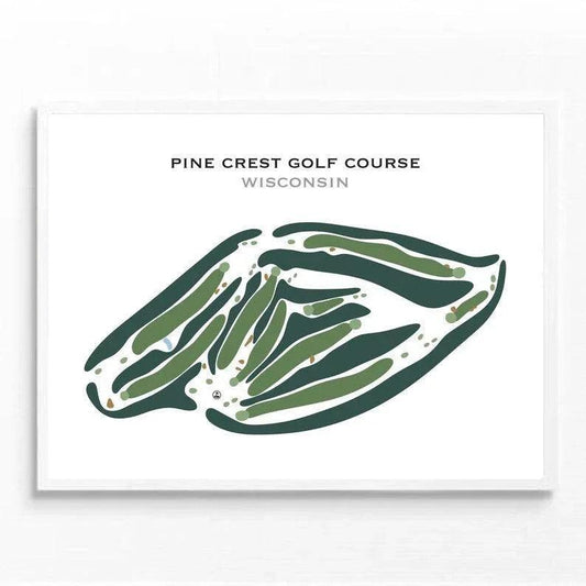 Pine Crest Golf Course, Wisconsin - Printed Golf Courses