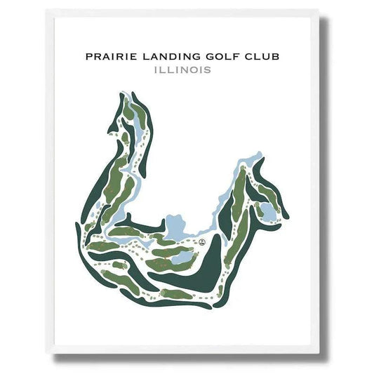 Prairie Landing Golf Club, Illinois - Printed Golf Courses