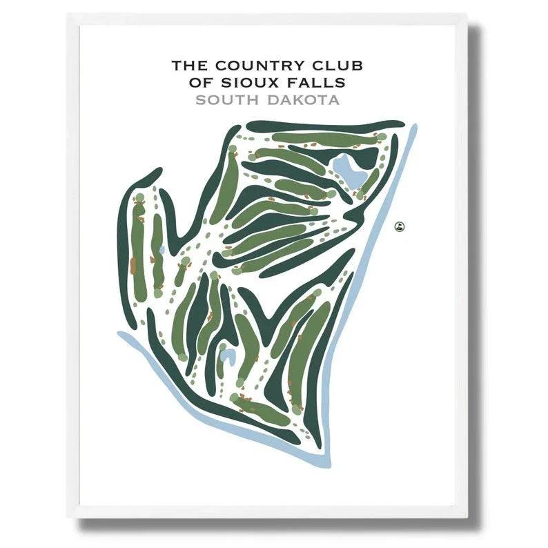 The Country Club of Sioux Falls, South Dakota - Printed Golf Courses