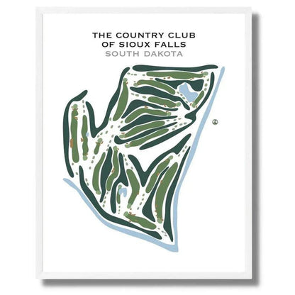 The Country Club of Sioux Falls, South Dakota - Printed Golf Courses