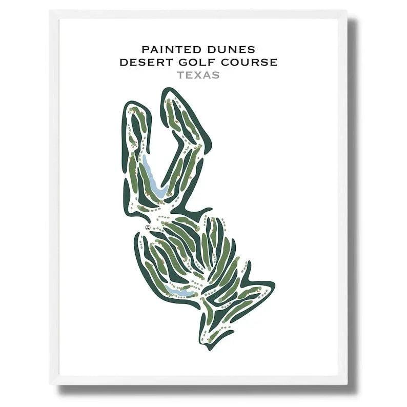 Painted Dunes Desert Golf Course, Texas - Printed Golf Courses