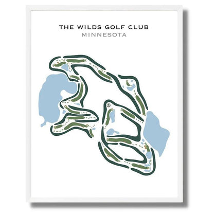The Wilds Golf Club, Minnesota - Printed Golf Courses