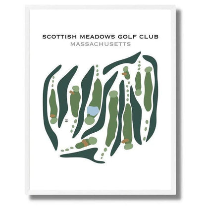 Scottish Meadows Golf Club, Massachusetts - Printed Golf Courses