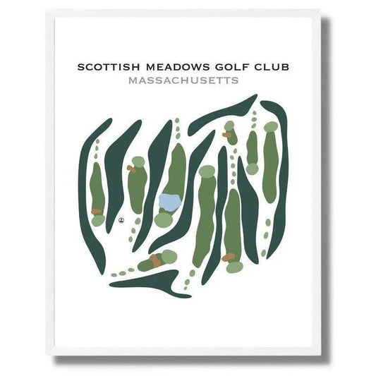 Scottish Meadows Golf Club, Massachusetts - Printed Golf Courses