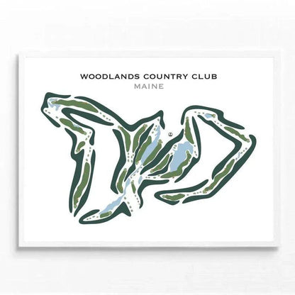 Woodlands Country Club, Maine - Printed Golf Courses