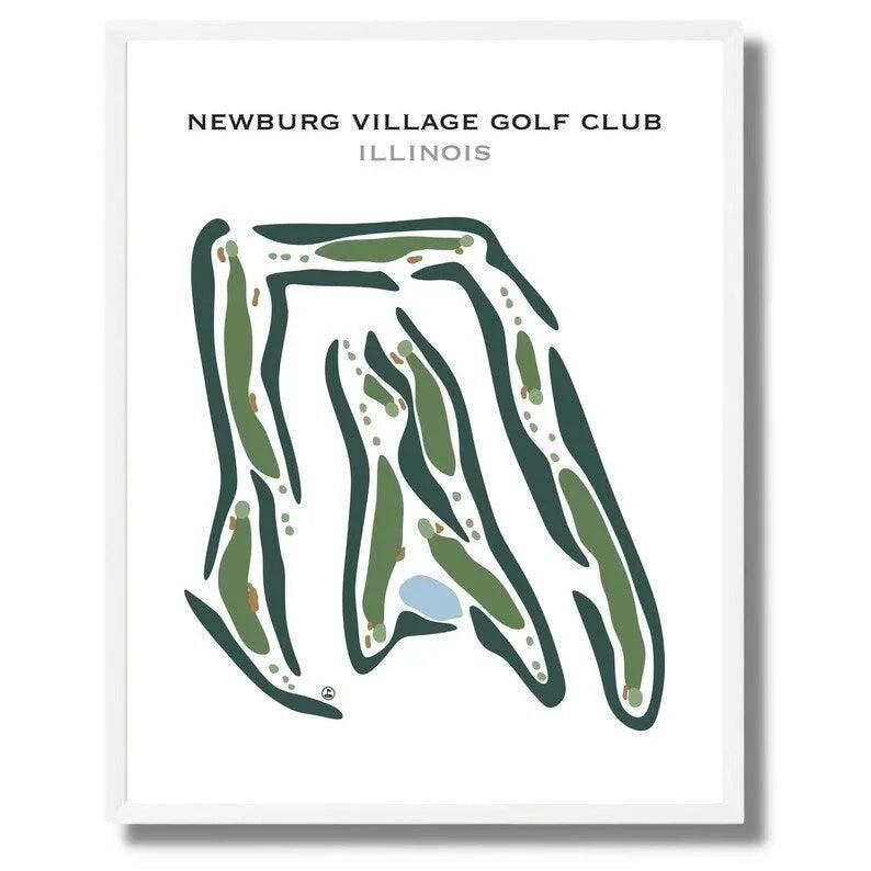 Newburg Village Golf Club, Illinois - Printed Golf Courses