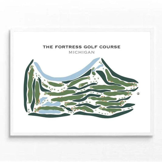 The Fortress Golf Course, Michigan - Printed Golf Courses