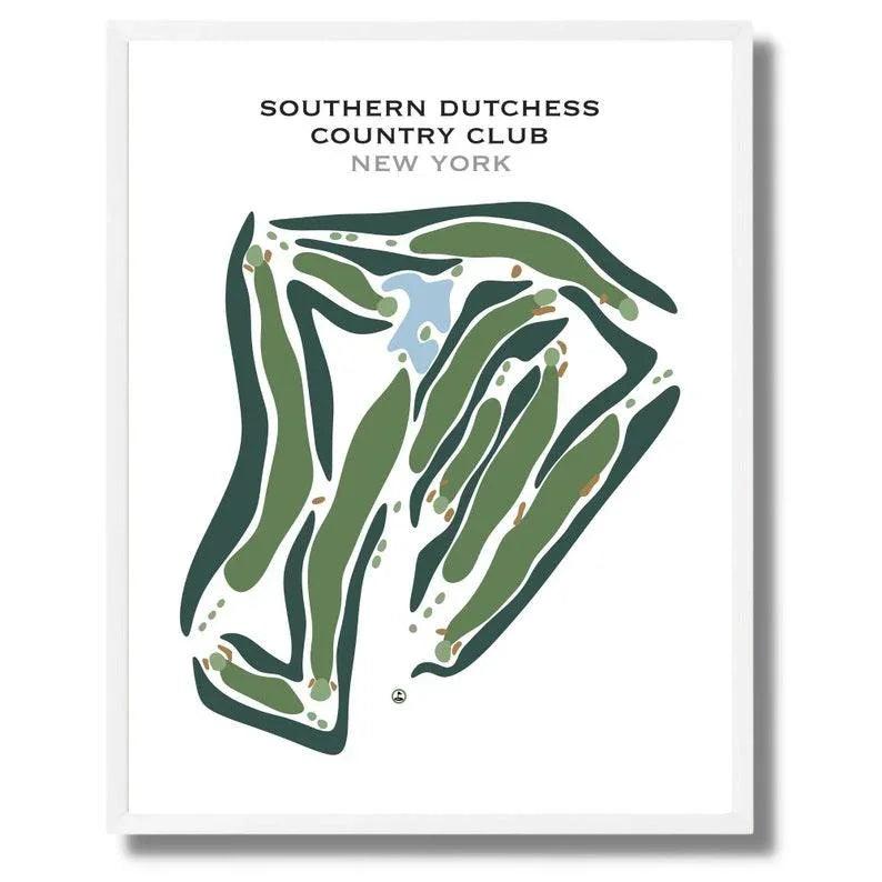 Southern Dutchess Country Club, New York - Printed Golf Courses