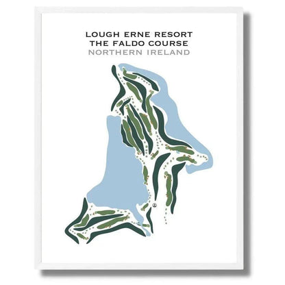 Lough Erne Resort The Faldo Course, Northern Ireland - Printed Golf Courses