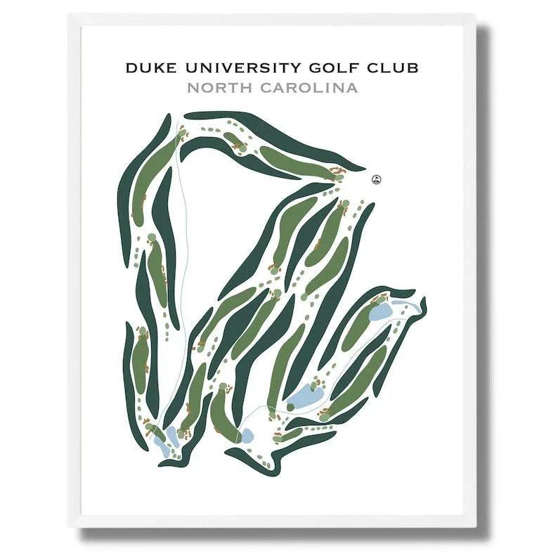 Duke University Golf Club, North Carolina - Printed Golf Courses