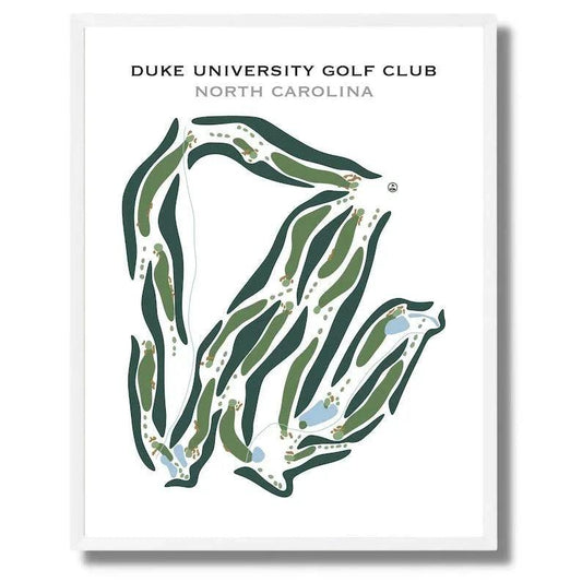 Duke University Golf Club, North Carolina - Printed Golf Courses