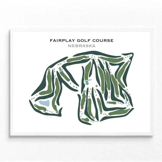 Fairplay Golf Course, Nebraska - Printed Golf Courses