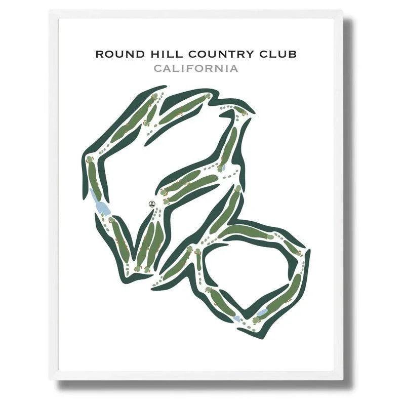 Round Hill Country Club, California - Printed Golf Courses