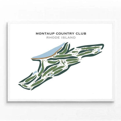 Montaup Country Club, Rhode Island - Printed Golf Courses