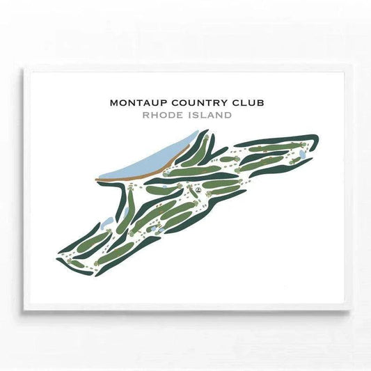 Montaup Country Club, Rhode Island - Printed Golf Courses