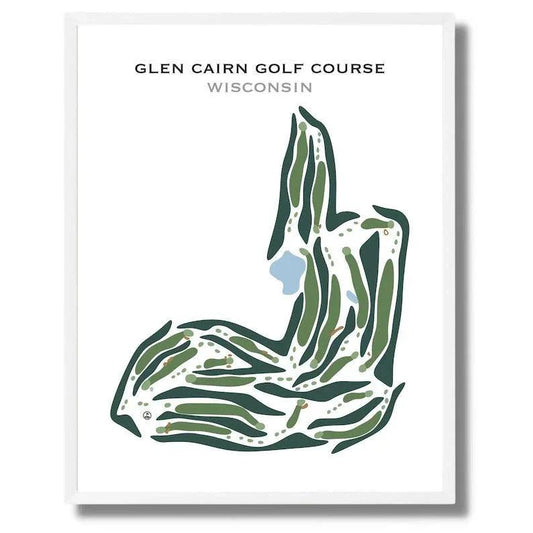 Glen Cairn Golf Course, Wisconsin - Printed Golf Courses
