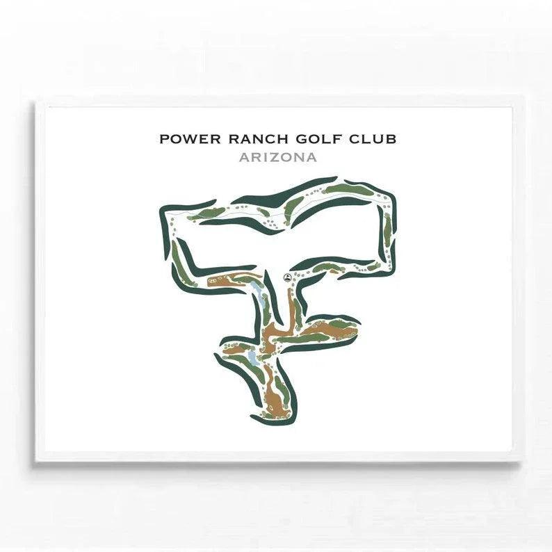 Power Ranch Golf Club, Arizona - Printed Golf Courses