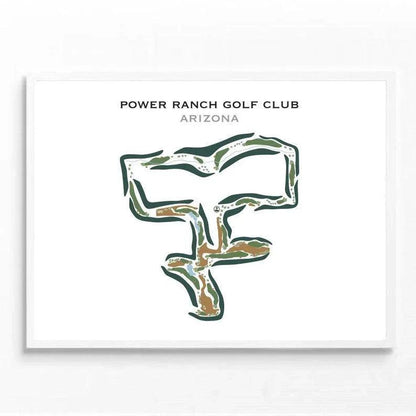 Power Ranch Golf Club, Arizona - Printed Golf Courses