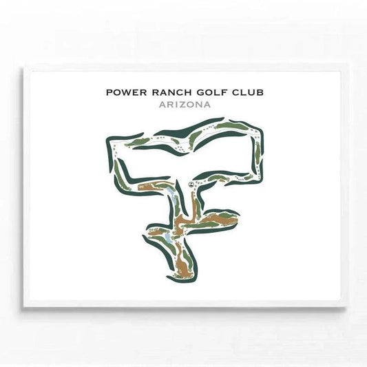 Power Ranch Golf Club, Arizona - Printed Golf Courses