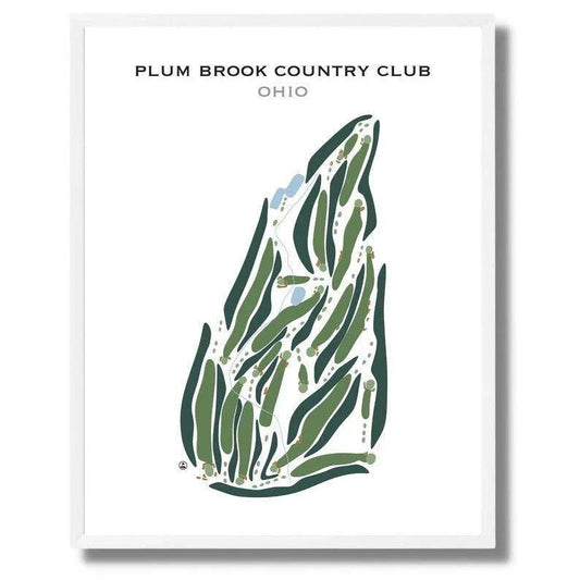 Plum Brook Country Club, Ohio - Printed Golf Courses